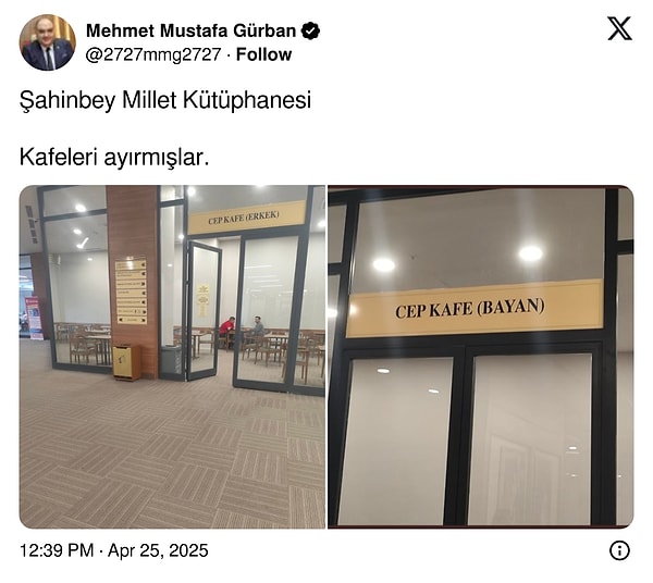 Ayrıca İYİ Parti Gaziantep Milletvekili Mehmet Mustafa Gürban'dan da bir paylaşım geldi.