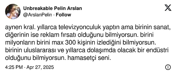 Sonra da kimler ne demiş onu görelim 👇