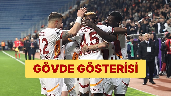 Galatasaray, Eyüpspor Engelini 5-1'lik Skorla Aşmayı Başardı