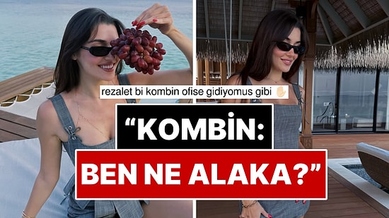Kendi Tasarımını Giydi: Tatilde Poz Kesen Hande Erçel'in Maldivler İçin Seçtiği Kombin Dillere Fena Düştü!