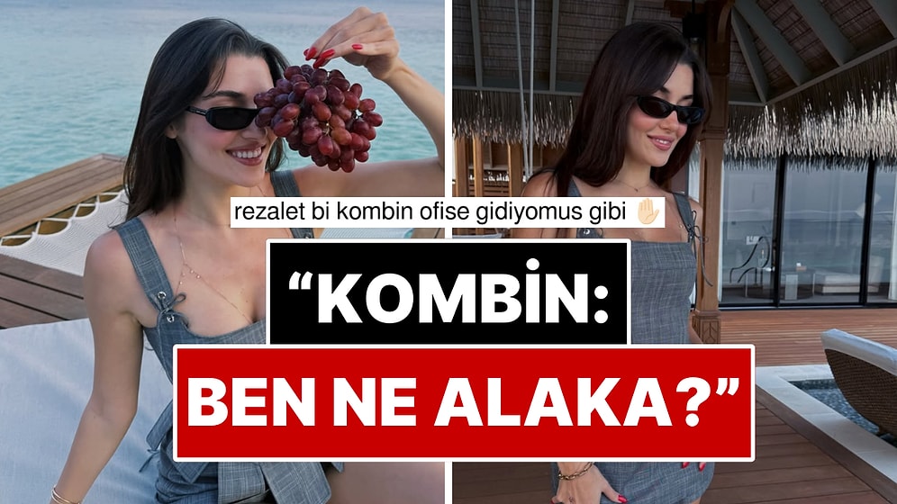 Kendi Tasarımını Giydi: Tatilde Poz Kesen Hande Erçel'in Maldivler İçin Seçtiği Kombin Dillere Fena Düştü!