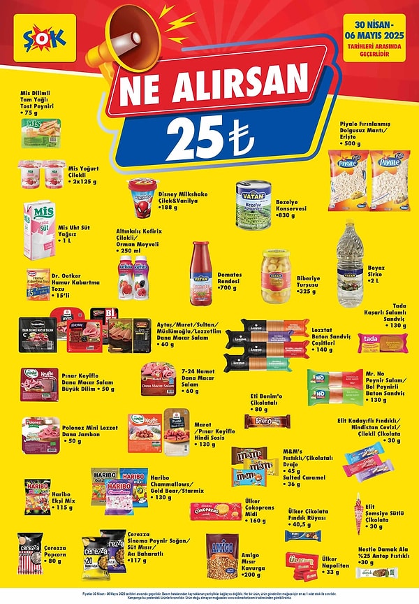 Ne alırsan 25 TL