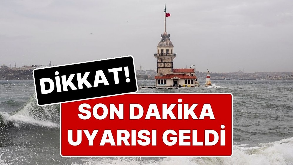 AKOM’dan İstanbul’a Son Dakika Uyarısı: “Sıcaklık Düşecek, Fırtına 1 Mayıs’a Kadar Devam Edecek”