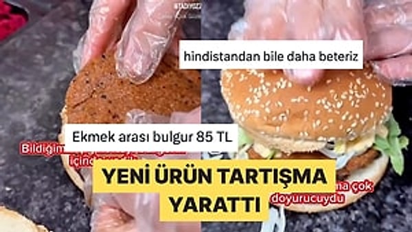 İçi boş baklava, etsiz dürüm, malzemesiz tost.