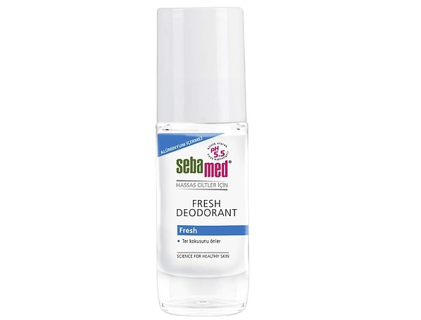 8. Sebamed Fresh Alüminyum içermeyen Aeresol Deodorant Sprey