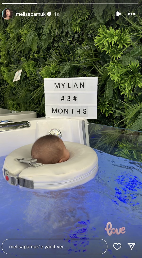 Minik Mylan'dan yeni kare geldi.