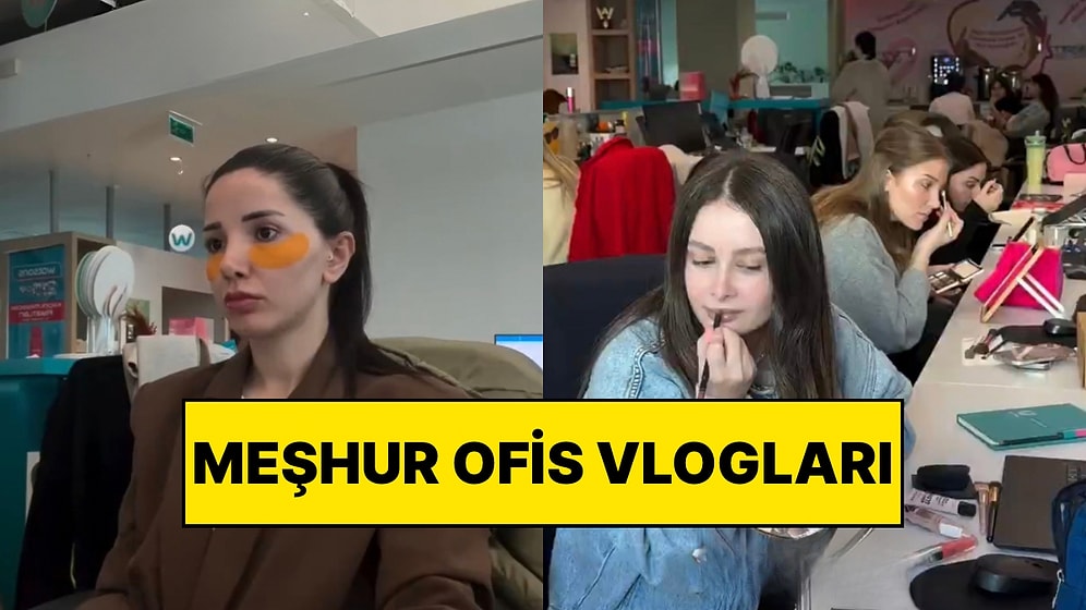 Kozmetik Sektöründe Çalışan Kadın Ofiste Bir Günlerinin Nasıl Geçtiğini Paylaştı