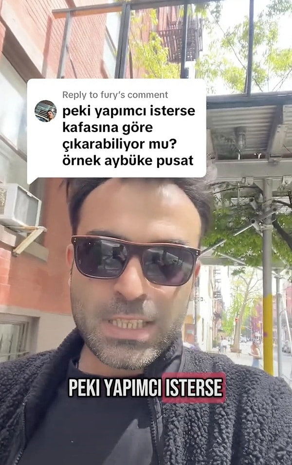 7. Set çalışanı Yener Yalçın, Aybüke Pusat'ın Teşkilat'taki son sahnesini eleştirdi.