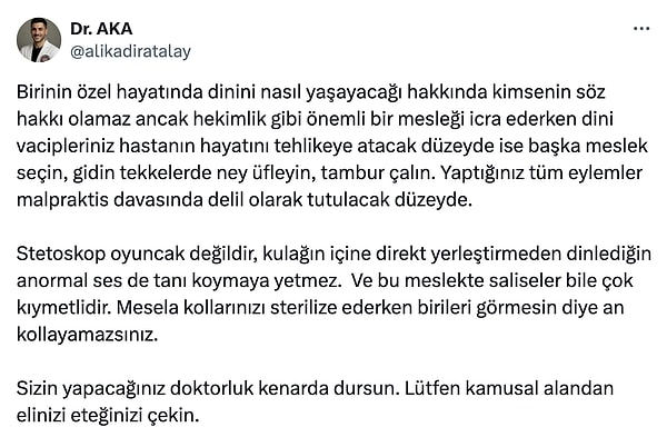 Tepkiler şöyle;