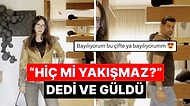 Zeynep Demirel, "Fit Check" Yaparken Eşi Volkan Demirel'e Yakalandı