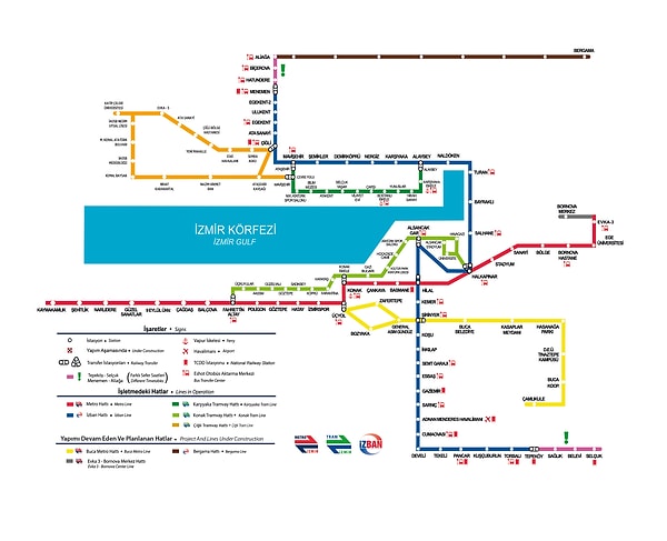 2025 İZBAN Aktarma İstasyonları