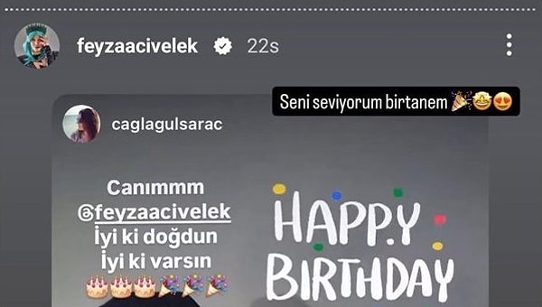 Geçtiğimiz saatlerde yine doğum günüyle ilgili bir meseleyle dikkat çekti Feyza Civelek!