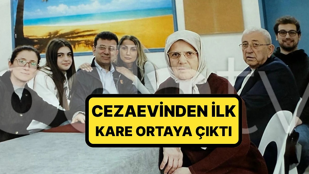 Ekrem İmamoğlu&apos;nun Cezaevinde Çekilen İlk Fotoğrafı Paylaşıldı: Ailesi ile Açık Görüşte Bir Araya Geldi