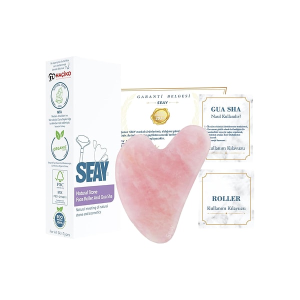 Seay Pembe Kuvars Gua Sha