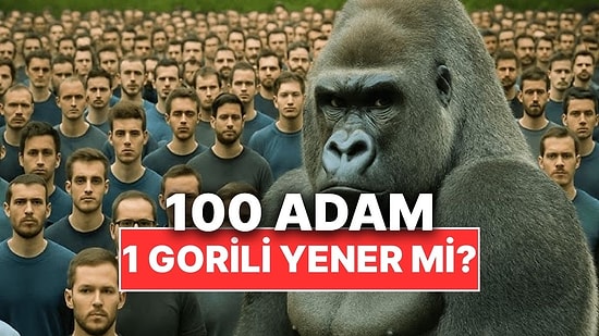 Ortalığı Alevlendiren Soruya Uzmanlardan Yanıt Geldi: 100 Adam 1 Gorili Yener mi?