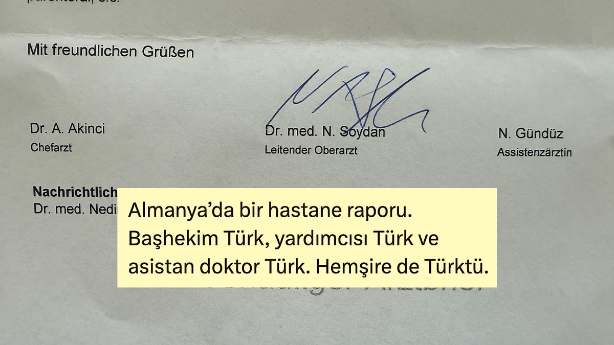 Almanya&apos;da Bir Hastanede Çekilen Görüntü Viral Oldu