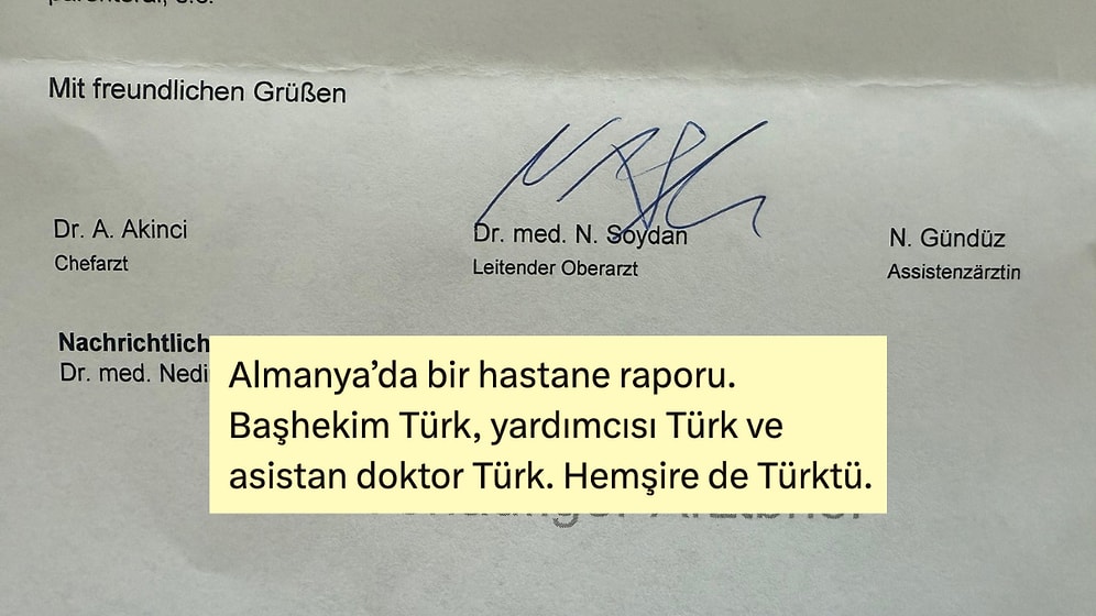 Almanya'da Bir Hastanede Çekilen Görüntü Viral Oldu