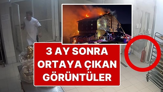 Kartalkaya'da 78 Kişinin Hayatını Kaybettiği Otel Yangınının Çıkış Görüntüleri Ortaya Çıktı