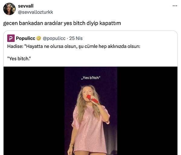 Yine de her yerde söylemeyin.