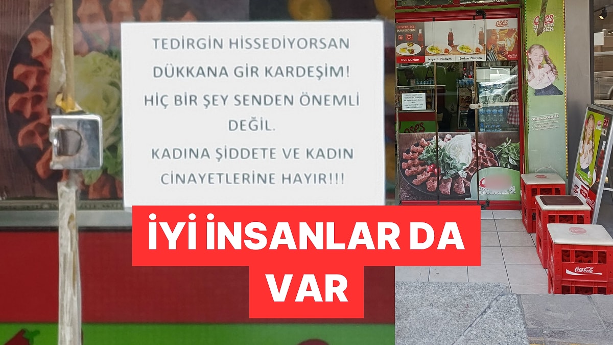 Camına Astığı Yazıyla Duygulandıran Çiğ Köfteci &quot;Böyle İnsanlar da Var&quot; Dedirtti