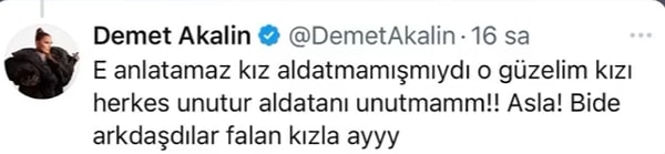 Jetons un œil ensemble à la réaction de Demet Akalın !