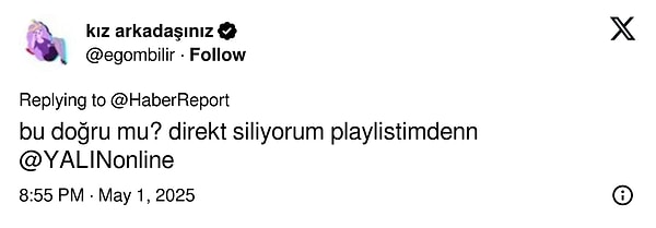 Alors qu'on prétendait que la célébrité était Yalın, le chaos a rapidement éclaté...