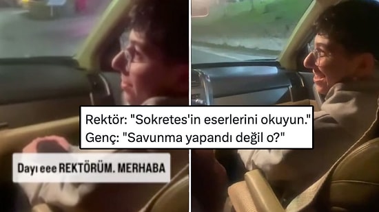 “Dayı Rektörüm”: Otostopla Aracına bindikleri Rektörü Tanımayıp "Dayı" Dedi
