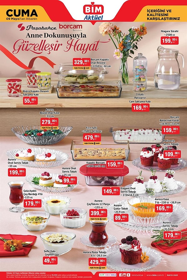 Paşabahçe Fırın Seti 479 TL