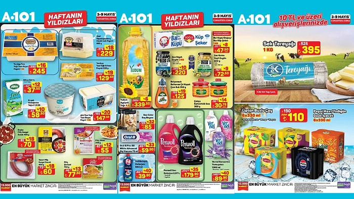 3 Mayıs -10 Mayıs 2025 A101 Haftanın Yıldızları Kataloğu
