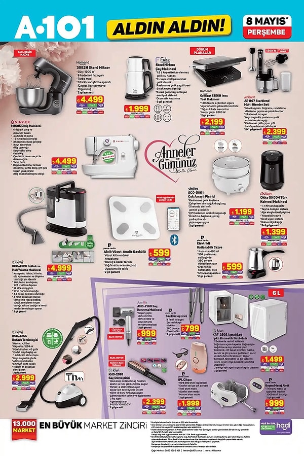 Homend Stand Mikser 4.499 TL