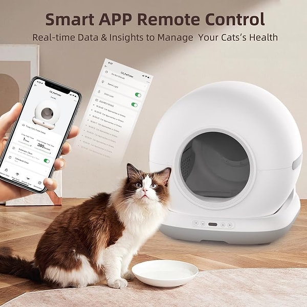 Haustier CB001 Akıllı Otomatik Kedi Tuvaleti