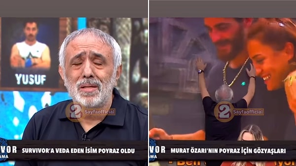Poyraz'ın elenmesi seyirciyi derinden üzerken bunlardan biri de Survivor Panorama yorumcusu Murat Özarı oldu.