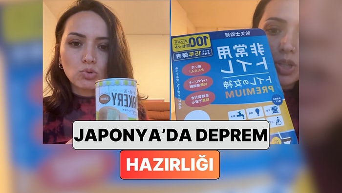 Japonya'da Yaşayan Bir Türk Kendilerine Deprem İçin Yaptırılan Hazırlığı Paylaştı