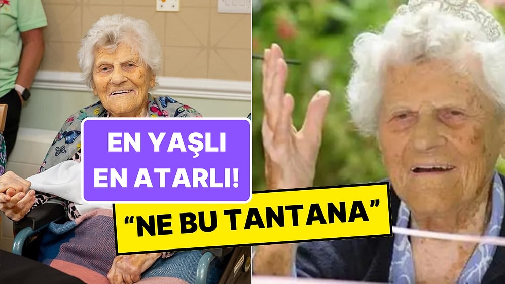 Dünyanın En Yaşlı İnsanı 115 Yaşında! Doğum Günü Kutlamasına “Ne Bu Tantana” Atarı