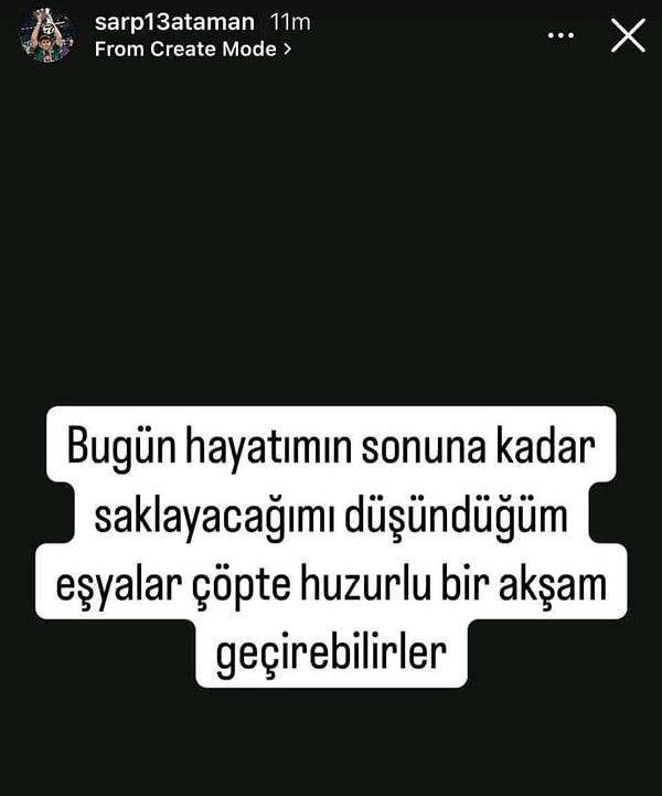 Ergin Ataman'ın oğlu Sarp Ataman maç sonunda tepki gösteren bir paylaşım yaptı:
