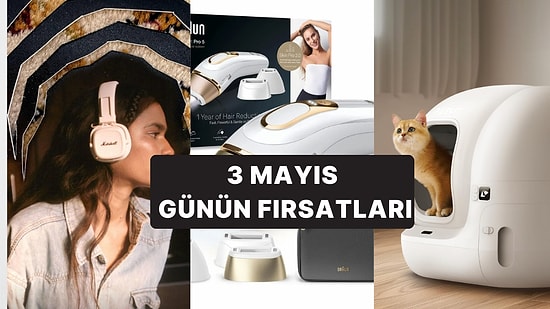 Bugün İndirimde Neler Var? Marshall Kulaklıklardan Braun Ipl Silk·expert Pro 5'e 3 Mayıs 2025 Günün Fırsatları