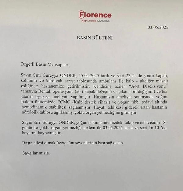 DEM Parti İstanbul Milletvekili Sırrı Süreyya Önder ,tedavi gördüğü hastanede çoklu organ yetmezliği nedeniyle saat 16.10’da hayatını kaybetti.