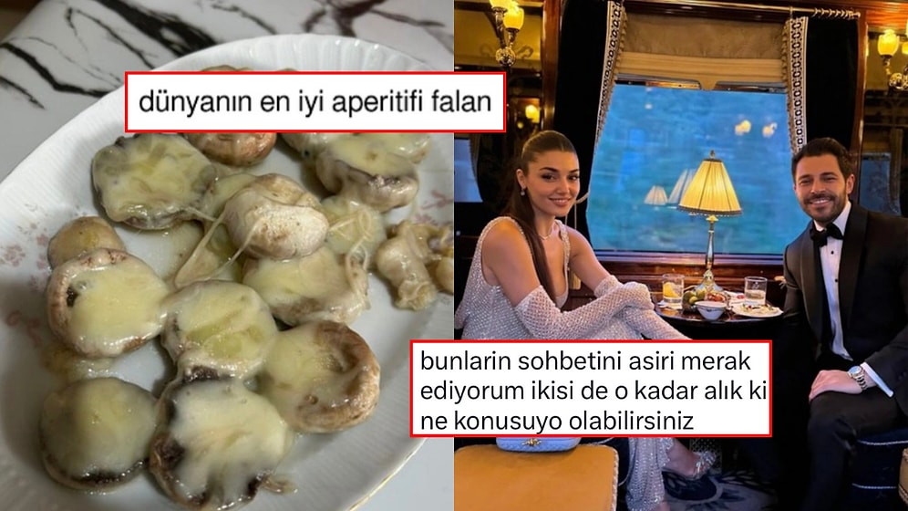 Dünyanın En İyi Aperitifinden Hande Erçel ve Hakan Sabancı İkilisinin Sohbetine Son 24 Saatin Viral Tweetleri