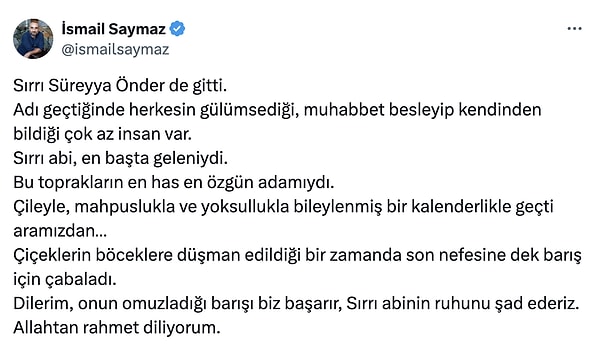 İsmail Saymaz