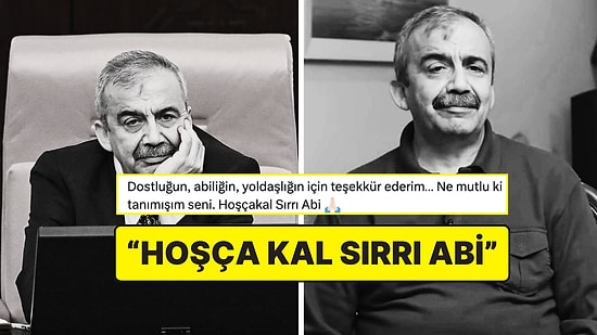 Sırrı Süreyya Önder'in Hayatını Kaybetmesine Ünlü İsimlerden Taziye Paylaşımları