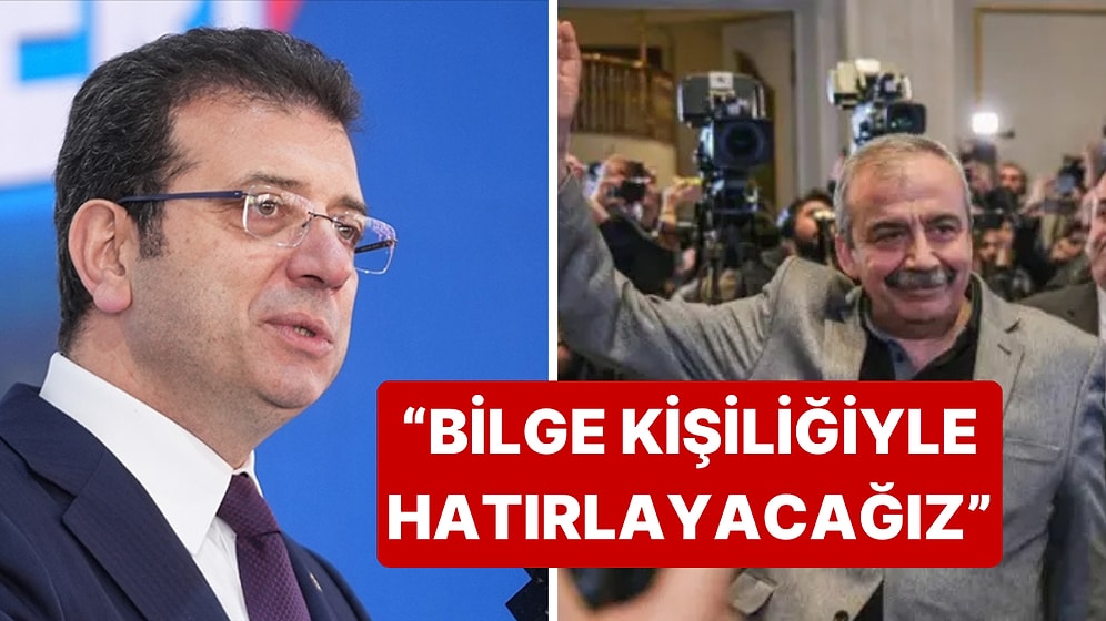 Ekrem İmamoğlu'ndan Vefat Eden Sırrı Süreyya Önder İçin Taziye Mesajı