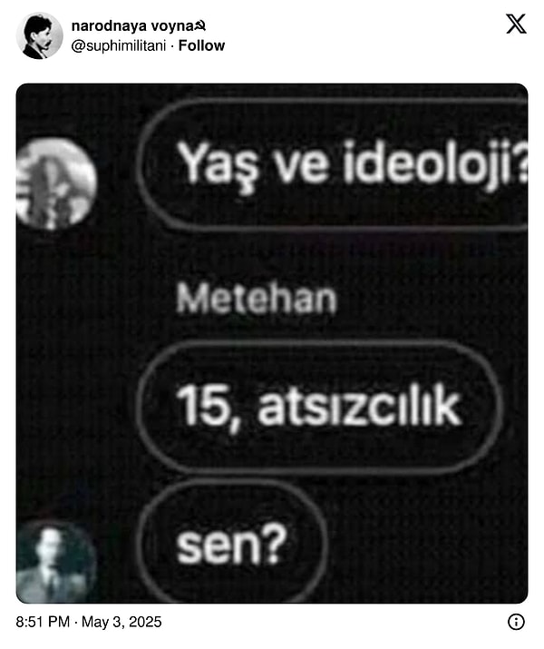 Sırrı Süreyya Önder için yapılan paylaşım sosyal medyada da büyük tepki çekti. 👇