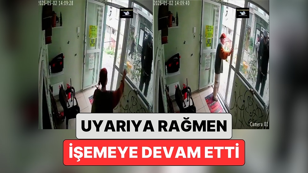 Bu Nasıl Pişkinlik? Bir Dükkanın Önüne İşeyen Adam Dükkan Sahibinin Uyarısına Rağmen İşemeye Devam Etti