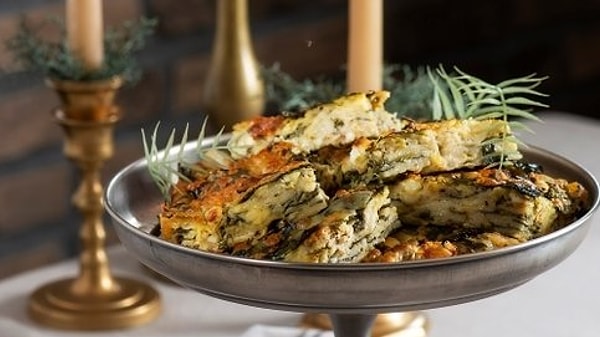 4. Ispanaklı Graten ve Enginarlı Sufle