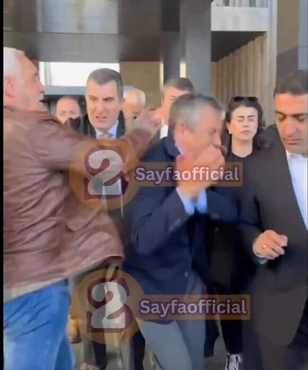 Özgür Özel'e Kim, Nasıl Saldırdı? Görseli