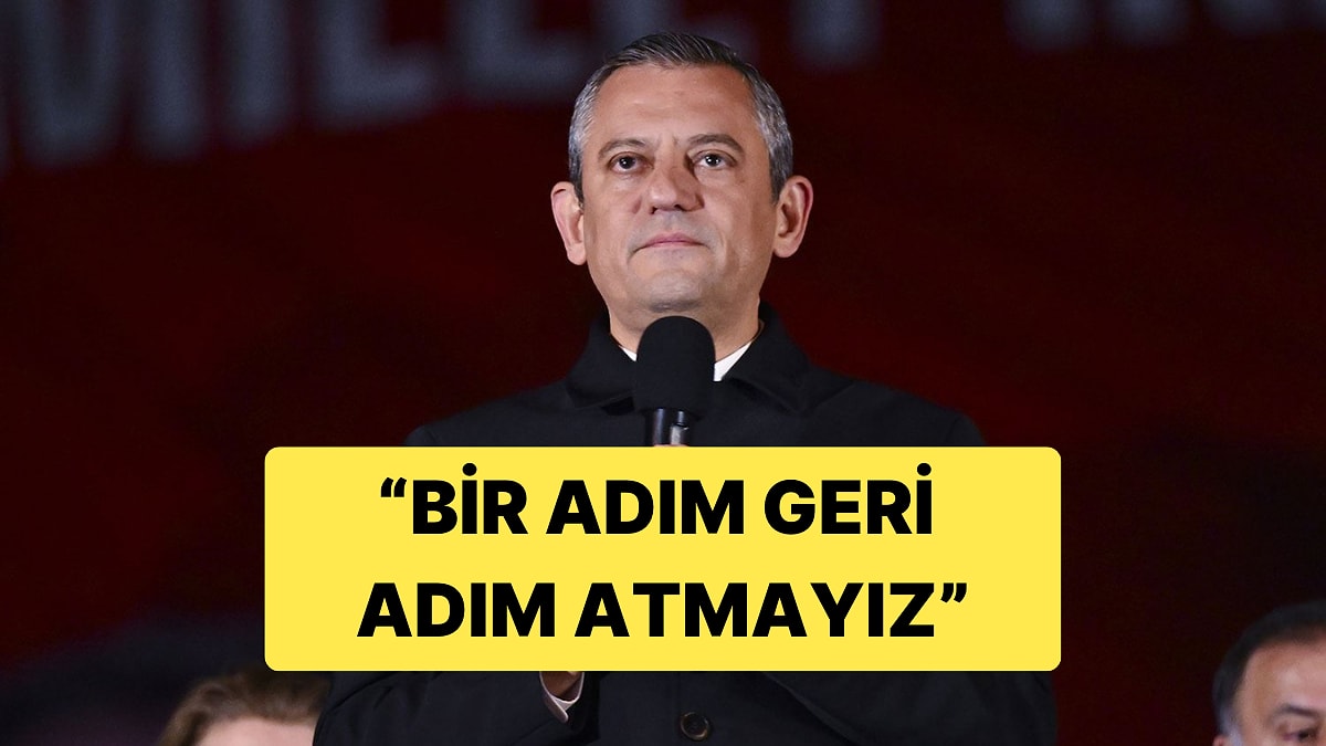 Saldırı Sonrası Özgür Özel Halka Seslendi: &quot;Bir Santim Eğilmeyiz&quot;