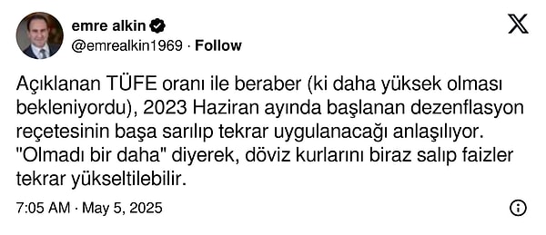 "Olmadı bir daha diyerek..."