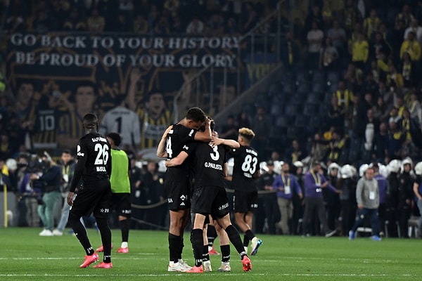 Derbi zaferi sonrası Beşiktaş'ta sevinç vardı.