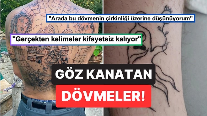 Yaptırdıkları Göz Kanatan Dövmelerle Görenlere Hayatı Uzun Uzun Sorgulatan Acayip Kişiler