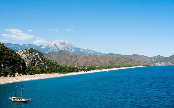 6. Olympos Beach (Kumluca): A Quiet Getaway in the Shade of the Ancient City